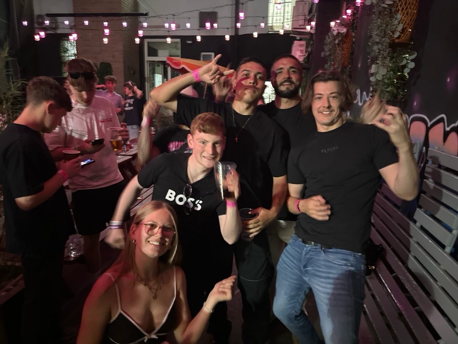 The courtyard mid-night